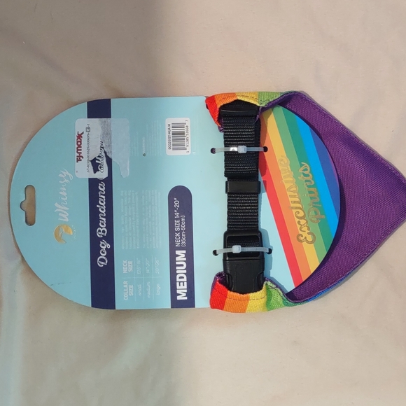 Whimsy Dog Bandana Collar Medium NWT - Picture 4 of 6
